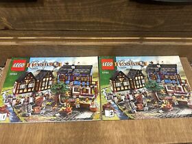 LEGO 10193 Castle Medieval Market Village Manuals Only!! Excellent Condition!