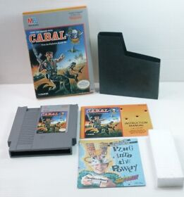 Cabal NES NINTENDO COMPLETE VIDEO GAME Working