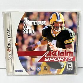 NFL Quarterback Club 2000 (Dreamcast, 1999) Complete CIB - w/ Reg CARD - TESTED