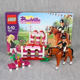 LEGO BELVILLE 7587 Horse Jumping Show Complete Set 2008 Retired Boxed