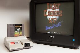 Roger Clemens' MVP Baseball (Nintendo NES, 1991) Authentic Cartridge - Tested