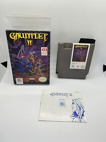 Gauntlet II 2 NES Nintendo Complete CIB Great Shape Rare!!!