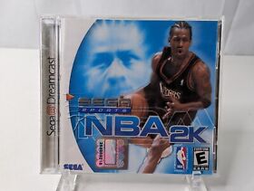 NBA 2K Sega Dreamcast Video Game Complete CIB Tested 