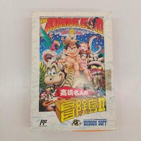 Hudsonsoft Master Takahashi'S Adventure Island II Famicom Cartrid