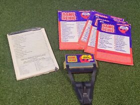 Nintendo NES Game Genie Game Enhancer Galoob w/ Book of Cheat Codes Manual 