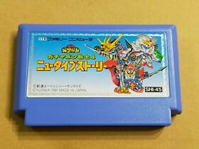 SD Gundam Gachapon Senshi 4 - Famicom (NES) Cartridge only JAPAN import