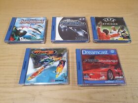 Sega Dreamcast Games Bundle Job Lot x 5 Inc Hydro Thunder Aerowings etc