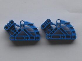 2 x LEGO Blue Bionicle Bohrok Rib Cage Liftarm 2x4x7 Angled 41665 Set 8558 8562 