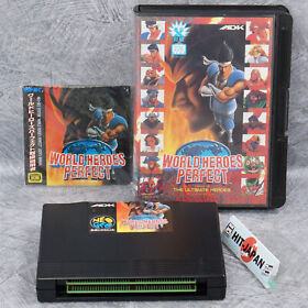 WORLD HEROES PERFECT NEO GEO AES FREE SHIPPING SNK Ref 2310