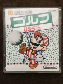 Mario Golf US Course Nintendo Famicom Disk System 1987