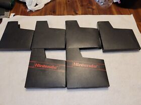Lot of six "Nintendo" Red Label, Dust Covers Nintendo NES, 2 w/Nintendo logo