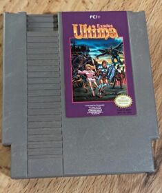 Ultima Exodus (Nintendo NES, 1989) Authentic Vintage Cleaned Tested