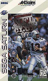 NFL Quarterback Club 97 (Sega Saturn Complete Case Broken Ships Free+Tracking