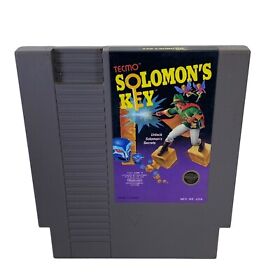 Nintendo NES Solomon’s Key Authentic Game Cartridge Tecmo 1989 Tested & Working