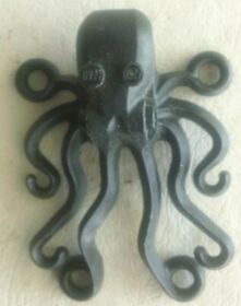 Lego Black Octopus Minifig – Black Ocean City Divers-Aquazone Pirates-Part 6086