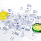 50 Pcs 20mm Clear Fake Ice Acrylic Decorative Ice Cubes Display for Home Deco...