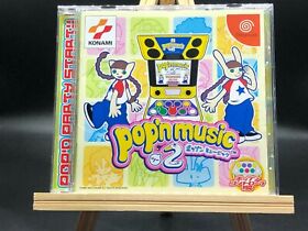 Pop'N Music 2 w/spine (Sega Dreamcast, 1999) from japan