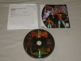SEGA DREAMCAST GAME THE HOUSE OF THE DEAD 2 DISC W MANUAL 