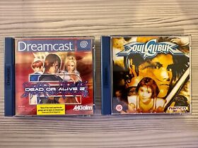 Dreamcast Games - Dead or Alive 2 + Soul Calibur