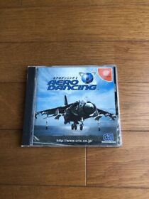 DreamCast DX AERO DANCING Simulation Video game software with OBI Japanese USED