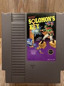 Cartucho de juego auténtico de Nintendo Solomon's Key (NES, 1987) probado funcionando