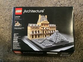 LEGO Architecture Louve 21024 Paris France Landmark Retired-U