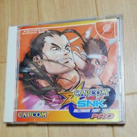 Capcom VS SNK Millennium Fight 2000 Pro DreamCast DC Used Japan Boxed Tested