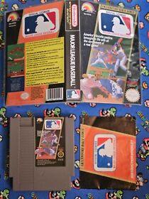 Major League Baseball (Nintendo NES, 1988) With Manual and Case