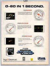 Tokyo Xtreme Racer Sega Dreamcast Crave Game Promo 1999 Full Page Print Ad