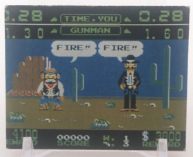Wild Gunman #8 Family Computer Card Menko Amada Famicom Konami 1985 Japan A2