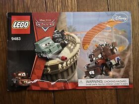 Instruction Book Only For LEGO DISNEY PIXAR CARS Agent Mater's Escape 9483 