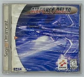 AirForce Delta (Sega Dreamcast, 1999) Tested - Booklet Water Damaged