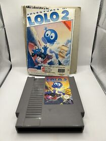 Adventures of LOLO 2 Nintendo Entertainment System NES Game PAL With Cover