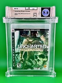 Uncharted:  Drake's Fortune PS3 WATA 9.8 A+ Not CGC VGA Graded New Sealed Game