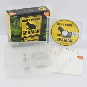 SEAMAN with SEA MIC No Mic Sponge Dreamcast Sega 6128 dc