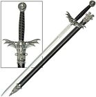 Death Sentence Medieval Fantasy Sword Stainless Steel Blade Perfect for Cosplay