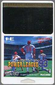 Pc Engine Hu Card Software Power League 93