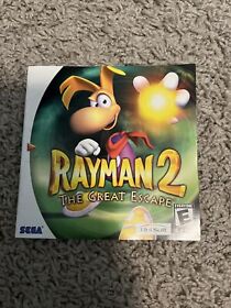 Rayman 2 The Great Escape SEGA Dreamcast MANUAL BOOK ONLY!!!