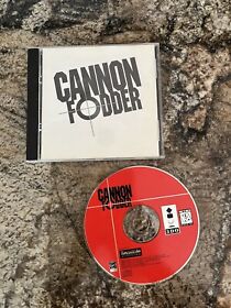 Cannon Fodder (Panasonic 3DO,1994) w/ Manual *Tested - Fast Ship*