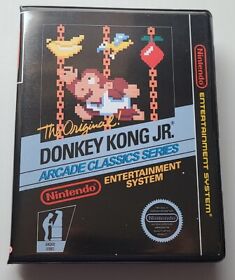 Donkey Kong Jr. CASE ONLY Nintendo NES Box BEST QUALITY AVAILABLE