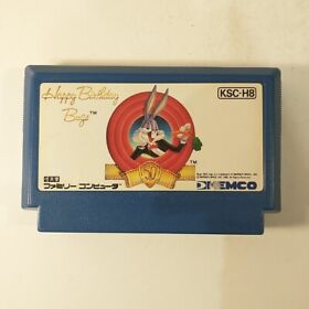 Happy Birthday Bugs (Nintendo Famicom FC NES, 1990) Japan Import