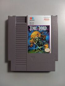 Carro de juego auténtico TIME LORD (Nintendo NES) solo limpio y probado