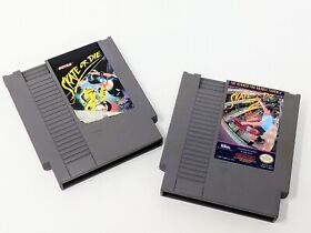 Lot of 2 Skate or Die 1 & 2 Double Trouble (Nintendo NES) Cleaned Tested & Works