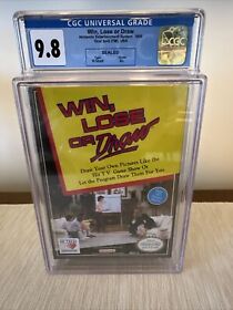 NES Win Lose or Draw, sealed, CGC 9.8, A+ Seal