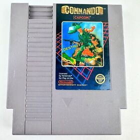 Commando: Destroy the Enemy Army - Nintendo NES Video Game - Vintage 1986 - VCG