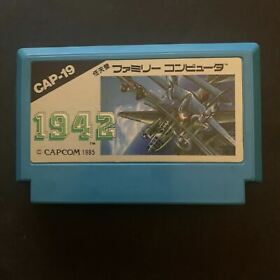 1942 - Nintendo Famicom NES NTSC-J Japan Capcom 1985 CAP-19 Shoot 'em up Game