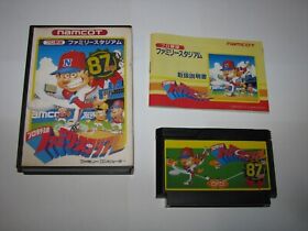 Pro Yakyuu Family Stadium 87 Nendoban Famicom NES Japan boxed + manual US Seller