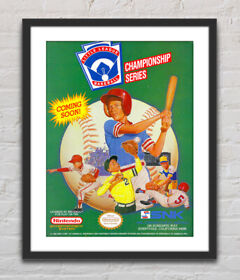 Little League Baseball Championship Series NES Promo Ad Poster Unframed G1796