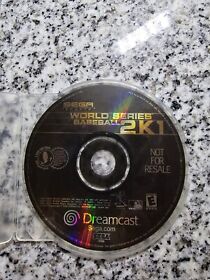 World Series Baseball 2K1 (Sega Dreamcast, 2000) Disc Only