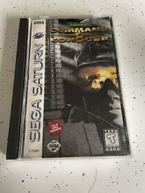 Command & Conquer Sega Saturn, 1997 2disc, Case, And Manual CIB